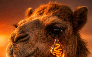 Kameltränen werden zur kostbarsten Flüssigkeit der Welt.