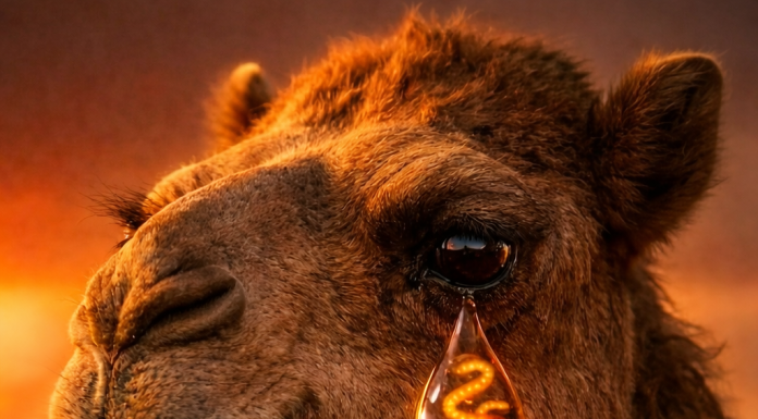 Kameltränen werden zur kostbarsten Flüssigkeit der Welt.