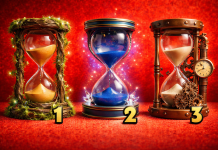 Eine Sanduhr, die dich anzieht, birgt eine Botschaft für die nahe Zukunft.