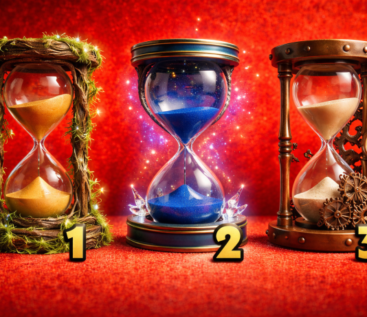 Eine Sanduhr, die dich anzieht, birgt eine Botschaft für die nahe Zukunft.