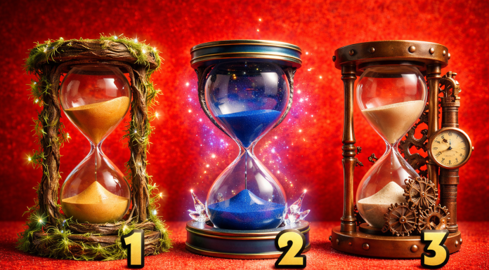 Eine Sanduhr, die dich anzieht, birgt eine Botschaft für die nahe Zukunft.