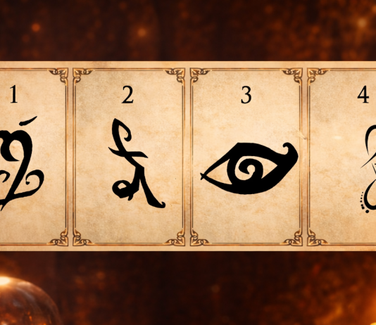 Eines der vier Symbole verrät, in welcher Lebensphase du dich befindest.