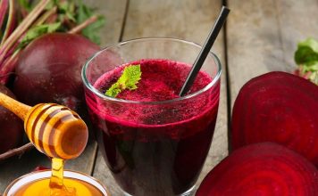 Der gesündeste Saft – ganz ohne Kochen: Rote Bete, Apfel, Karotte, Zitrone, Ingwer und Honig