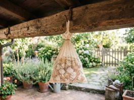 Eierschalen nicht wegwerfen: Warum immer mehr Gärtner sie in Beuteln im Garten aufhängen