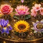 Die Blume, die dich anzieht, offenbart dir neue Freuden, die vor dir liegen