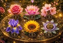 Die Blume, die dich anzieht, offenbart dir neue Freuden, die vor dir liegen