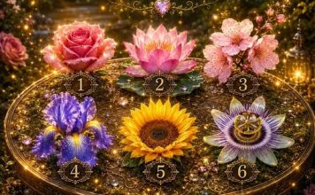 Die Blume, die dich anzieht, offenbart dir neue Freuden, die vor dir liegen
