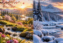 Der römische Kalender begann im März, wenn die Natur erwacht