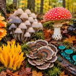 9 faszinierende Pilze, die man im Oktober entdecken kann: Von essbaren Waldschätzen bis zu den farbenprächtigsten Pilzen der Natur