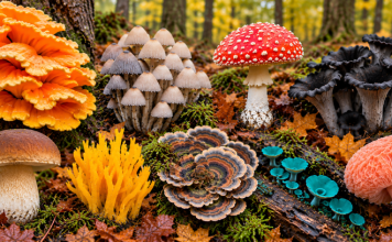 9 faszinierende Pilze, die man im Oktober entdecken kann: Von essbaren Waldschätzen bis zu den farbenprächtigsten Pilzen der Natur